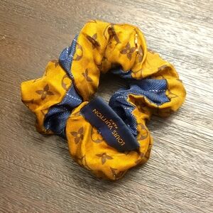 Louis Vuitton silk hair scrunchie